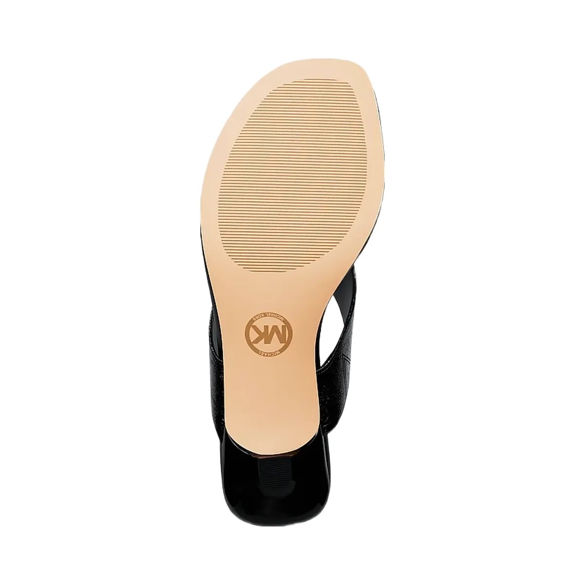 Michael Kors Anneka Patent Thong Sandal Black - HypeFly India View 6