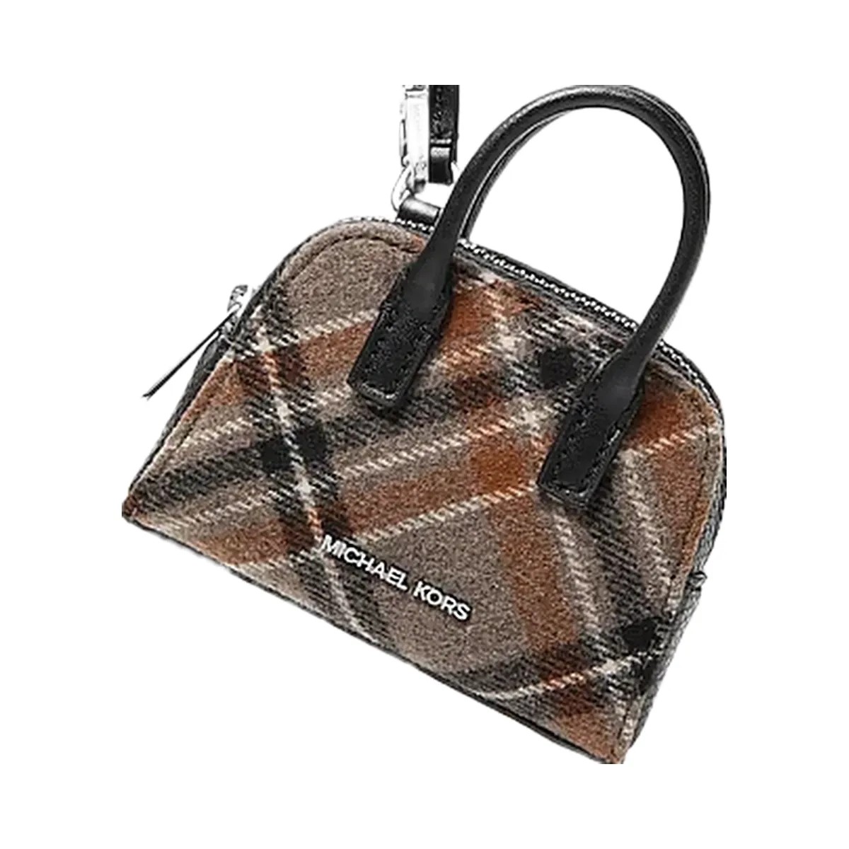 Michael Kors Ashton Wool Blend Bag Charm Black - HypeFly India View 1