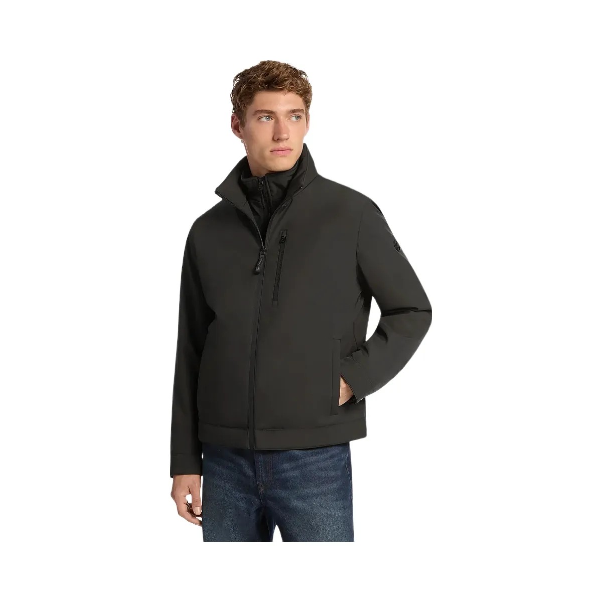Michael Kors Avalon 2-in-1 Jacket Black - HypeFly India View 1