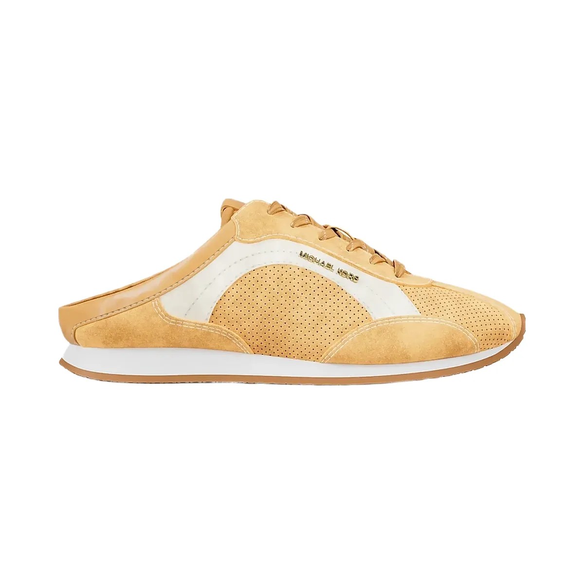 Michael Kors Avi Suede Slip-On Sneaker Honeywheat - HypeFly India View 2