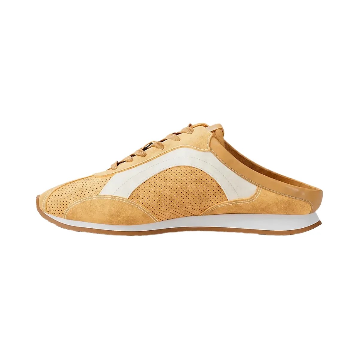 Michael Kors Avi Suede Slip-On Sneaker Honeywheat - HypeFly India View 3
