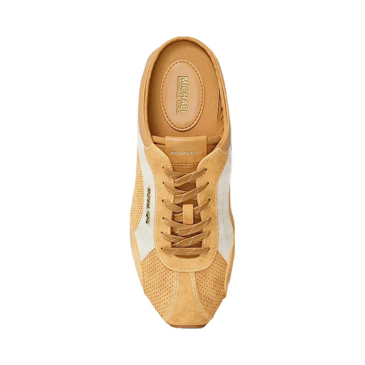 Michael Kors Avi Suede Slip-On Sneaker Honeywheat - HypeFly India View 5