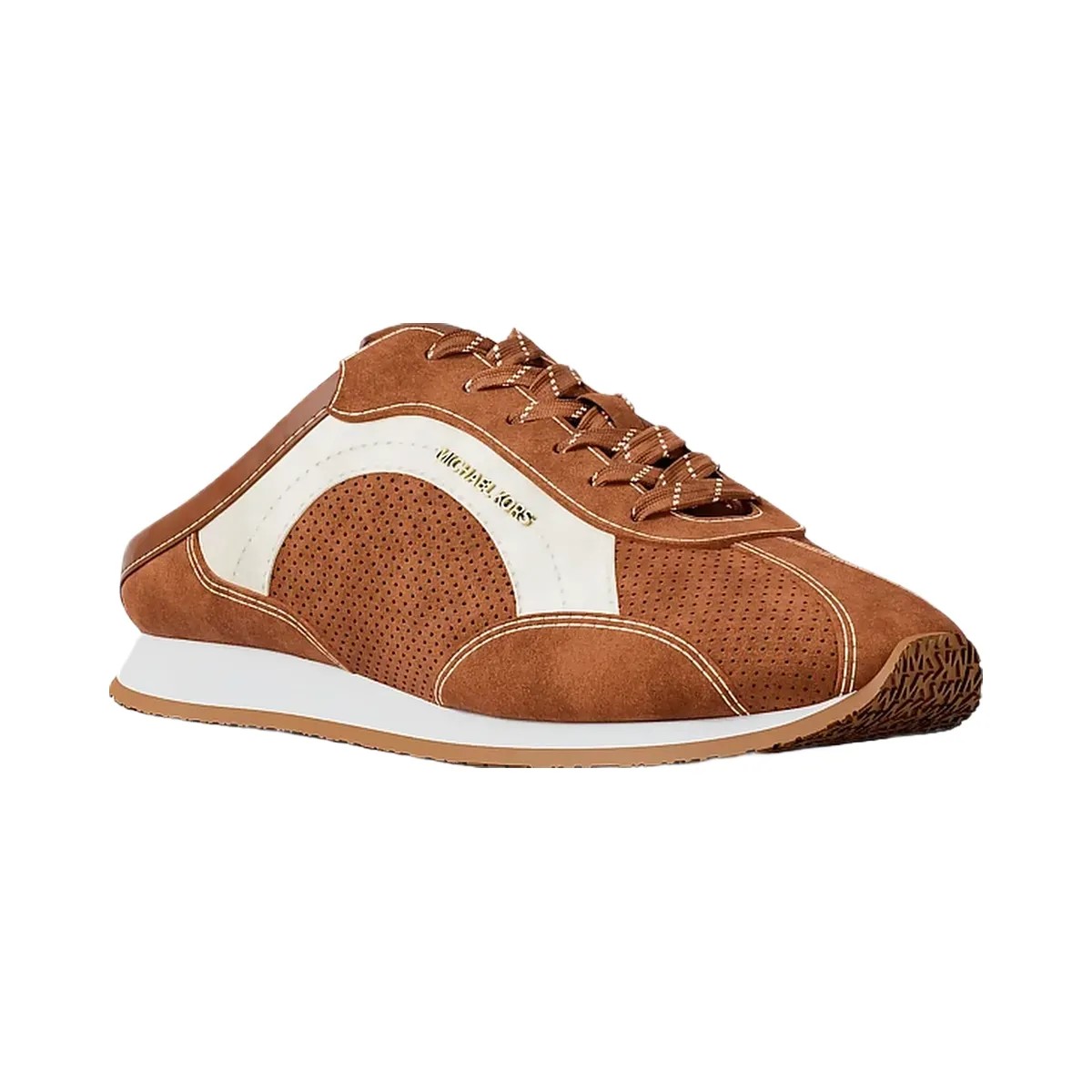 Michael Kors Avi Suede Slip-On Sneaker Luggage - HypeFly India View 1