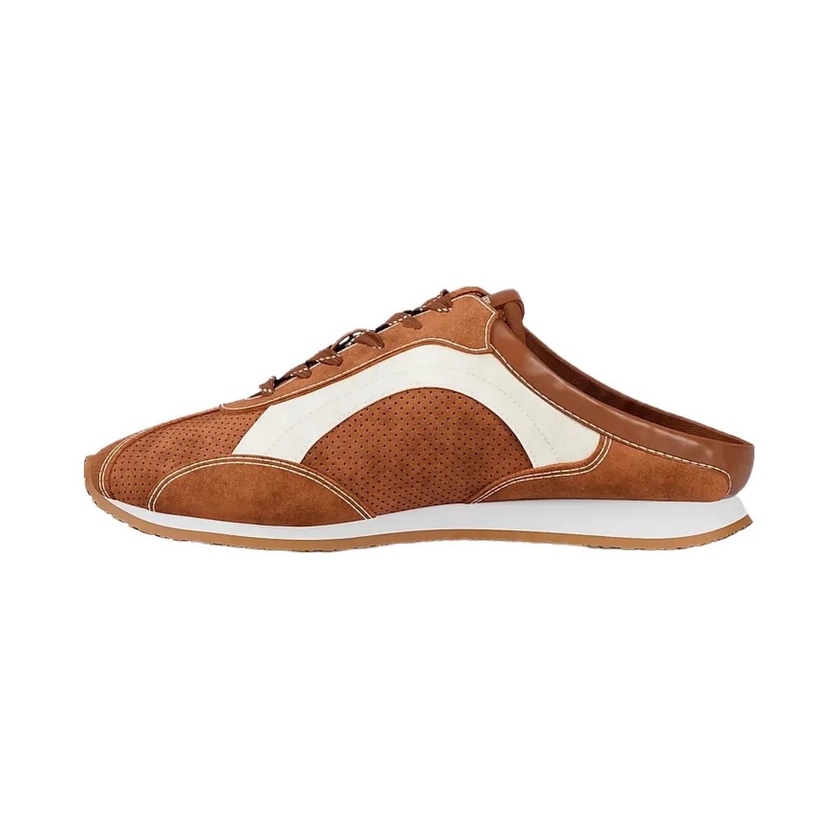 Michael Kors Avi Suede Slip-On Sneaker Luggage - HypeFly India View 3