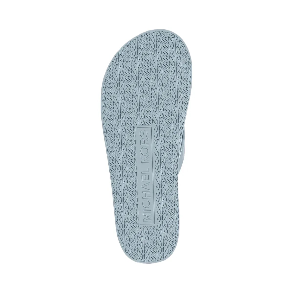 Michael Kors Bedford Printed Signature Logo Flip Flop Pale Ocean - HypeFly India View 6