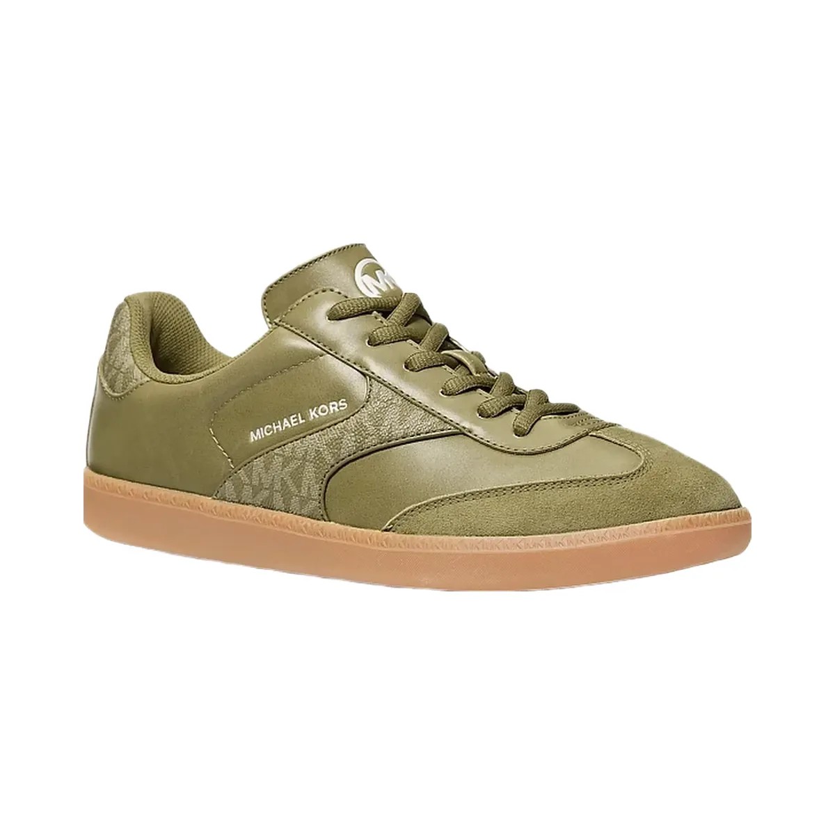 Michael Kors Benny Mixed-Media Sneaker Oregano - HypeFly India View 1