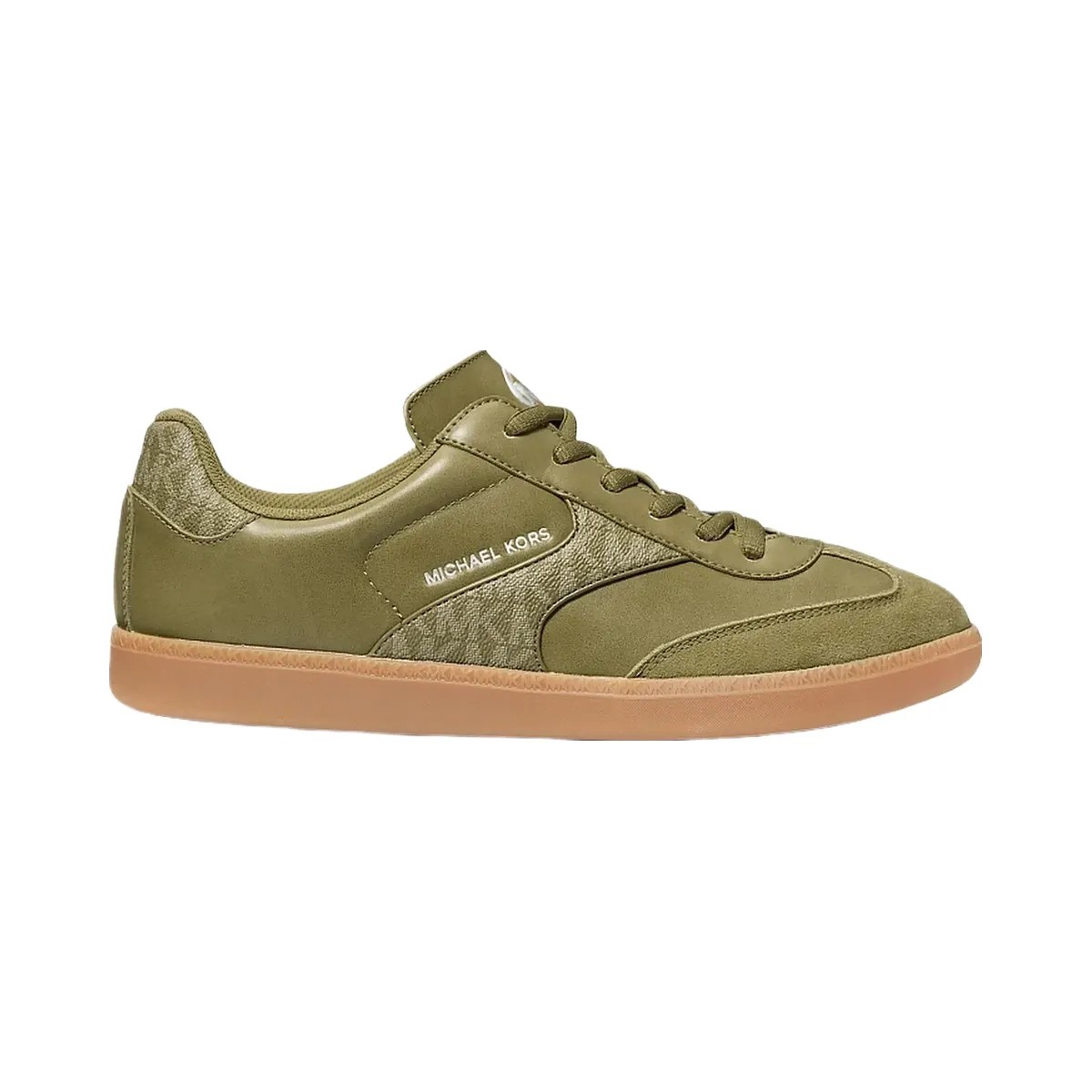 Michael Kors Benny Mixed-Media Sneaker Oregano - HypeFly India View 2