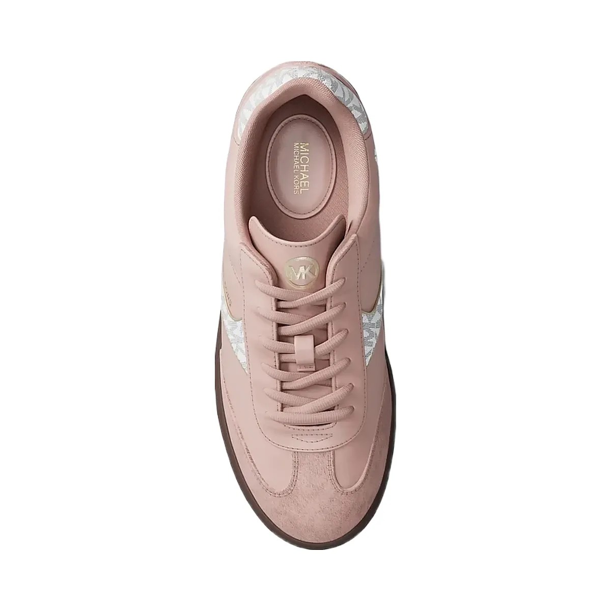 Michael Kors Benny Mixed-Media Sneaker Powder Blush - HypeFly India View 5