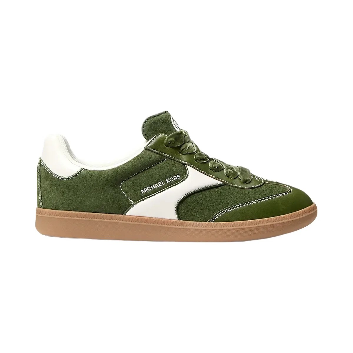 Michael Kors Benny Polyester Microsuede Sneaker Amazon Green - HypeFly India View 2