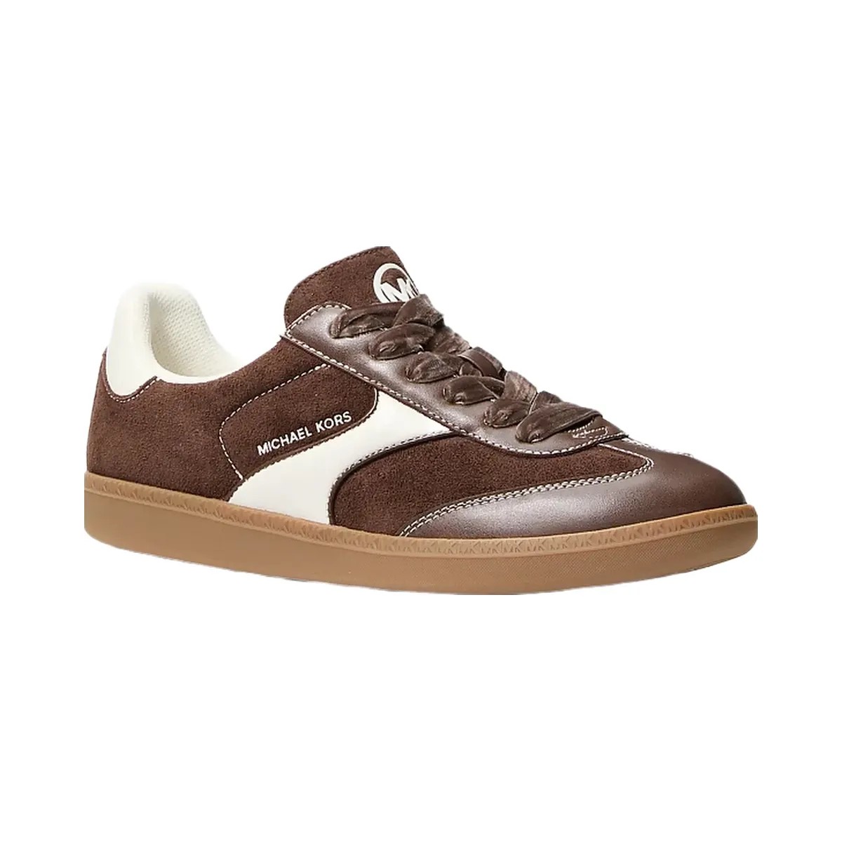 Michael Kors Benny Polyester Microsuede Sneaker Nutmeg - HypeFly India View 1