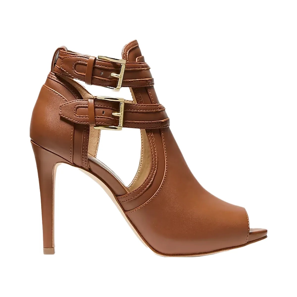 Michael Kors Blaze Open-Toe Ankle Boot Luggage - HypeFly India View 2