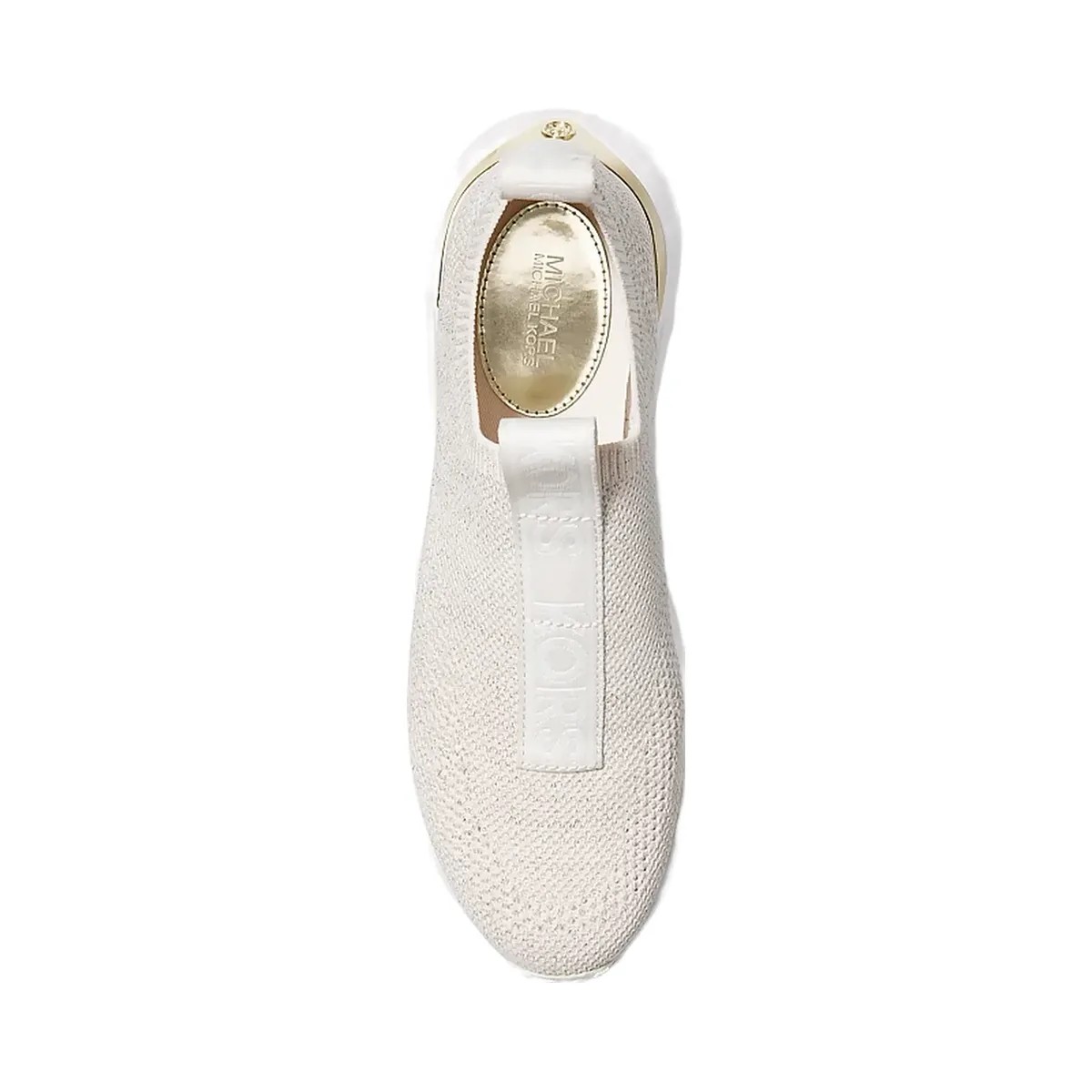 Michael Kors Bodie Knit Slip-On Sneaker Cream Multi - HypeFly India View 4