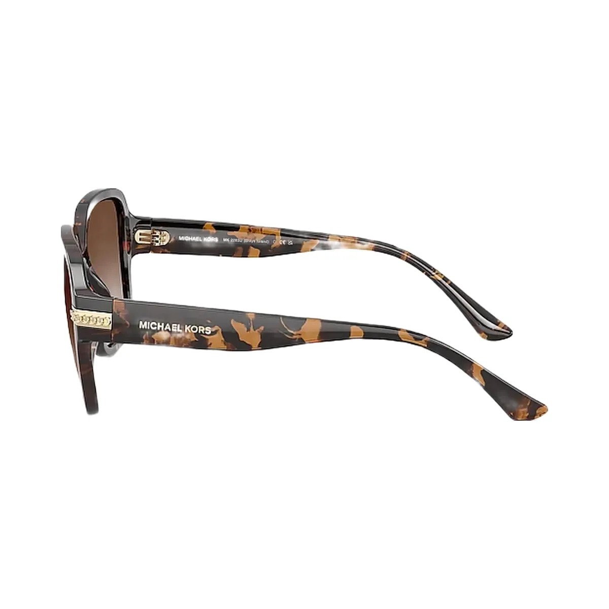 Michael Kors Brays Island Sunglasses Dark Tortoise - HypeFly India View 3