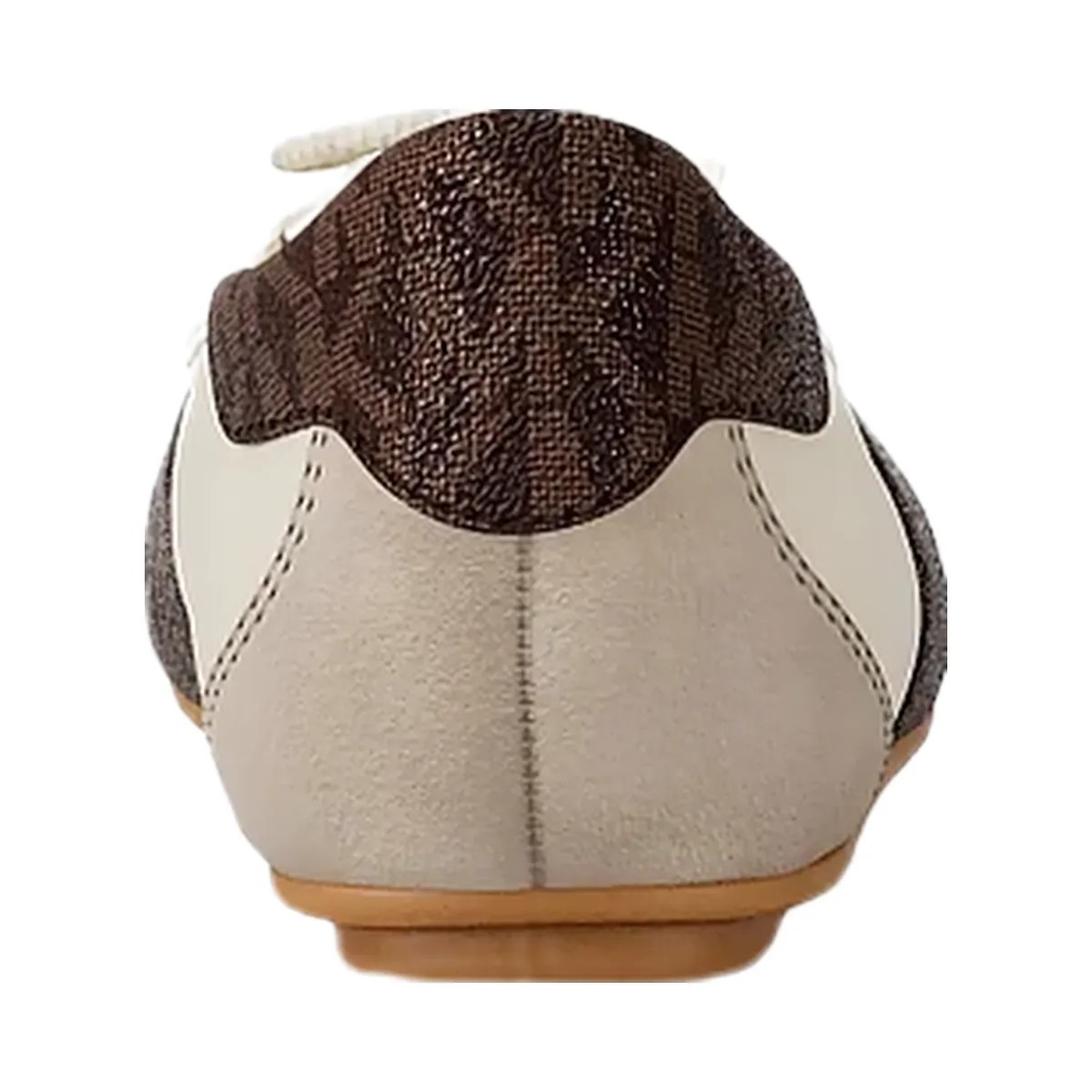 Michael Kors Brielle Signature Logo Trim Sneakerina Brown Multi - HypeFly India View 4