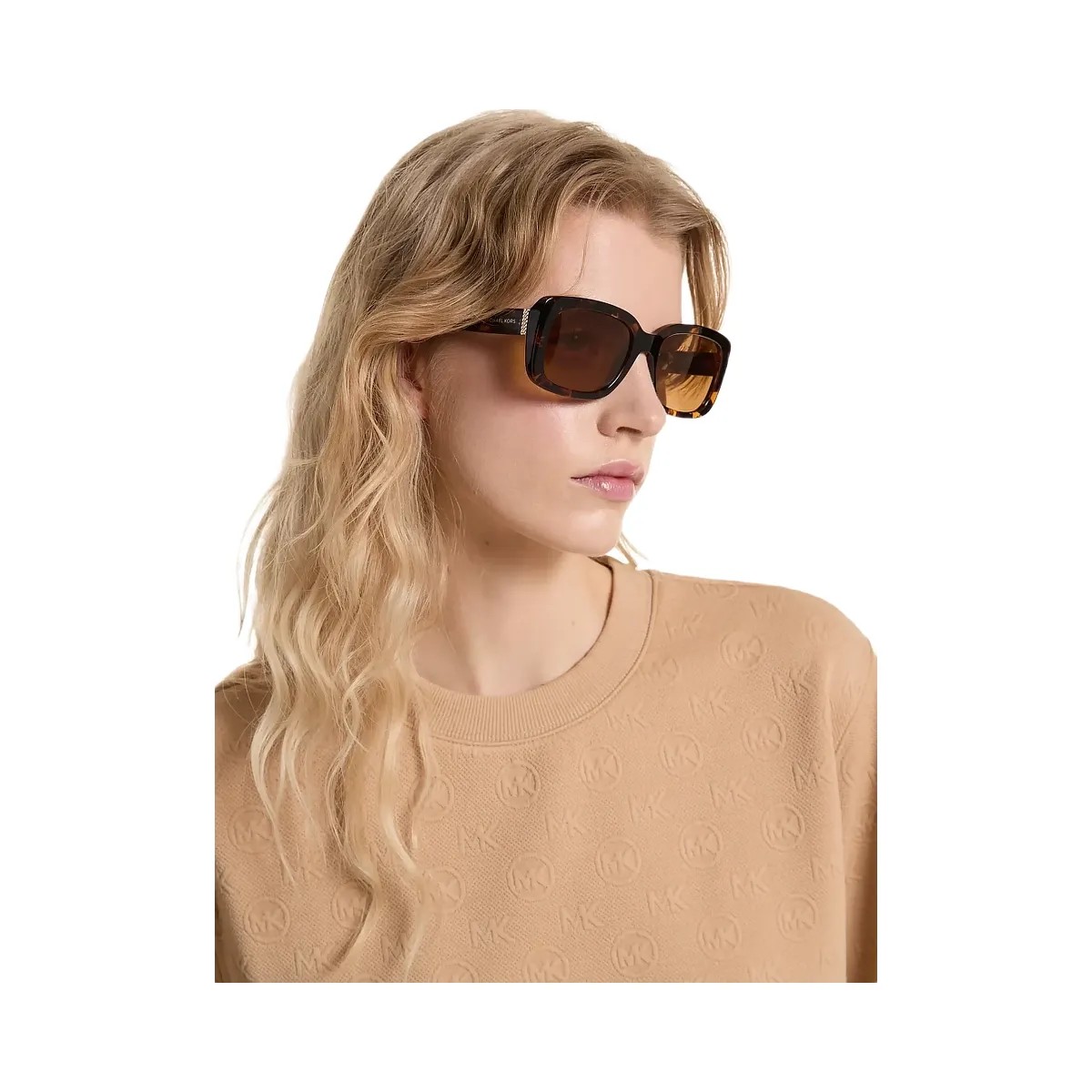 Michael Kors Cambridge Sunglasses Dark Tortoise - HypeFly India View 3