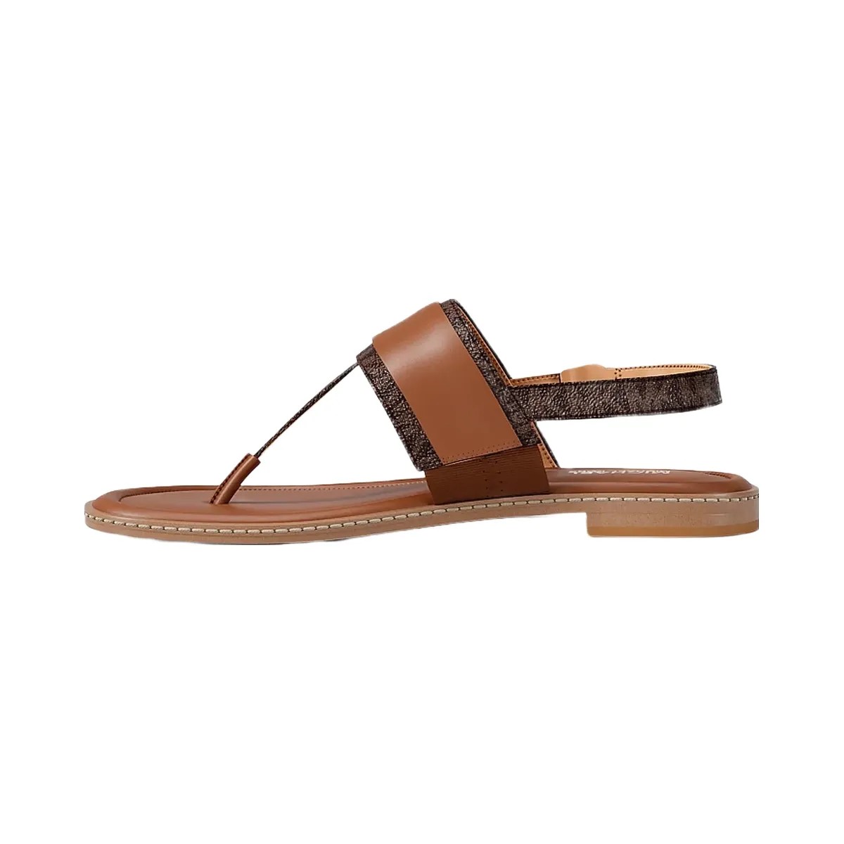 Michael Kors Carmen Signature Logo Sandal Brown - HypeFly India View 3