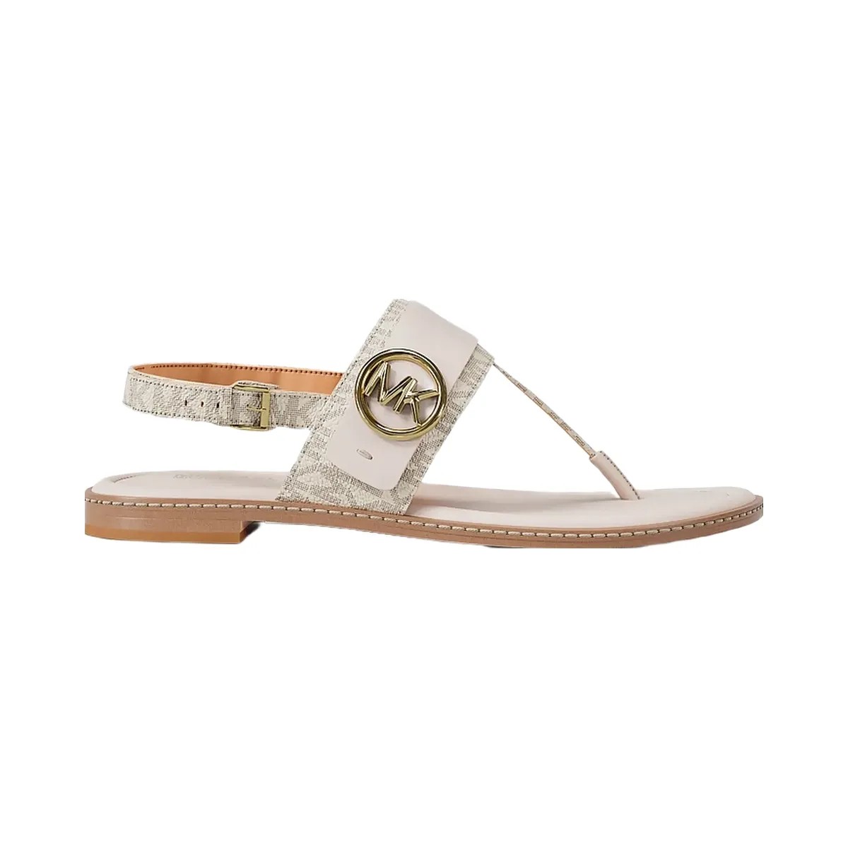 Michael Kors Carmen Signature Logo Sandal Vanilla - HypeFly India View 2