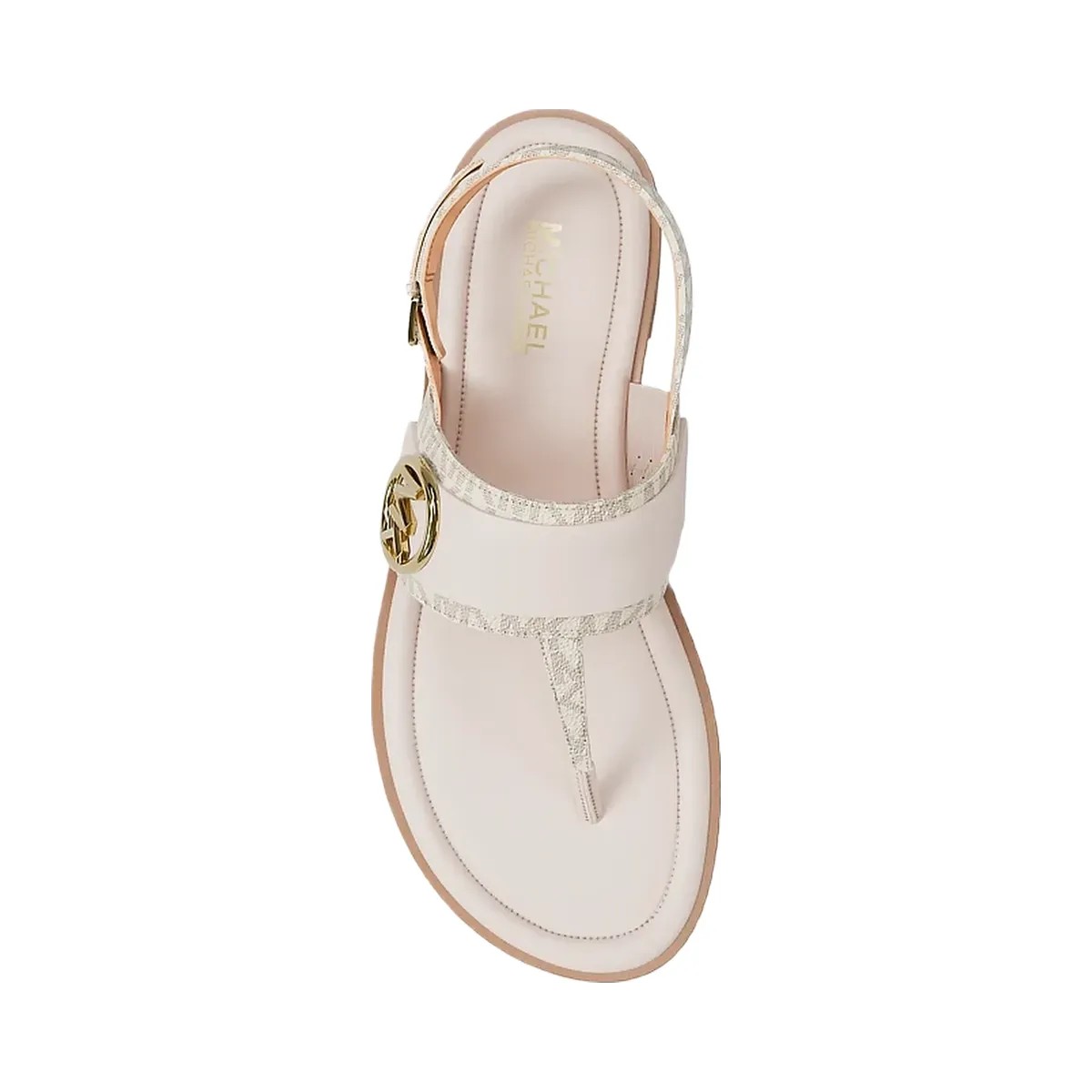 Michael Kors Carmen Signature Logo Sandal Vanilla - HypeFly India View 5