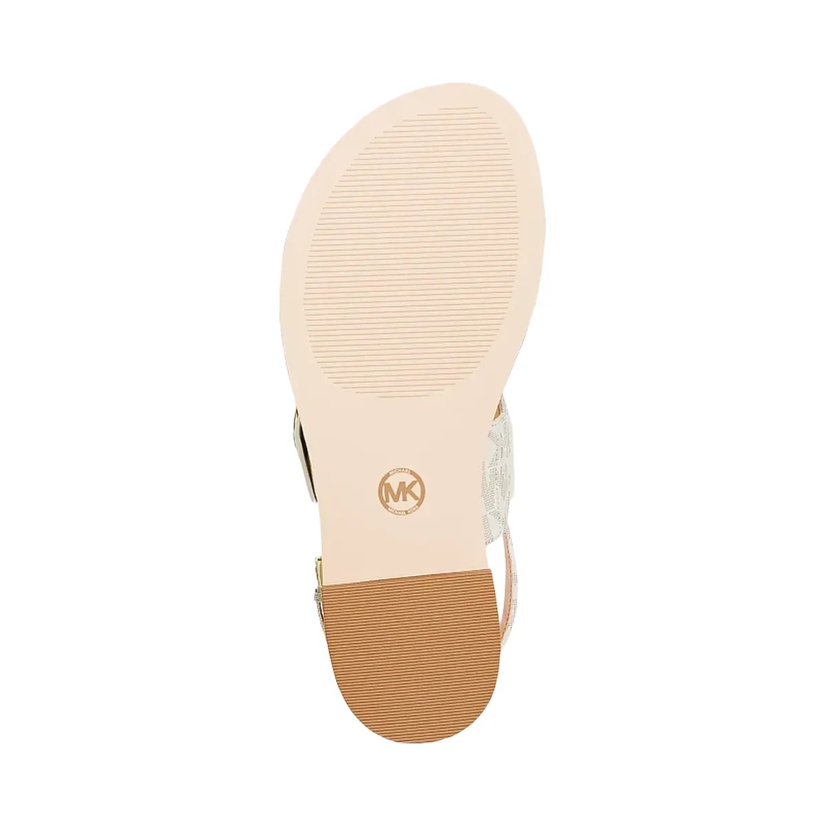 Michael Kors Carmen Signature Logo Thong Sandal Vanilla - HypeFly India View 6