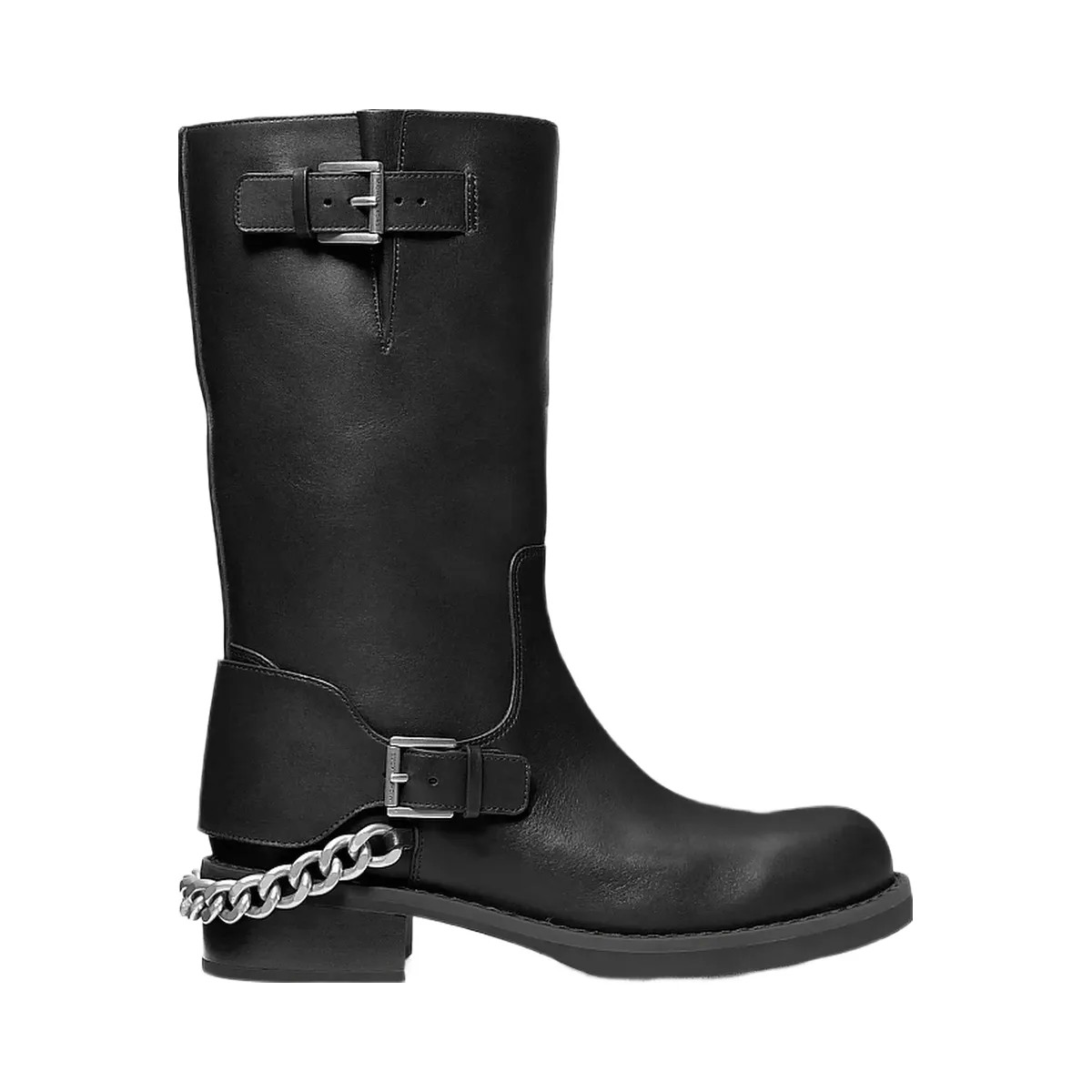 Michael Kors Cayden Leather Boot Black - HypeFly India View 2
