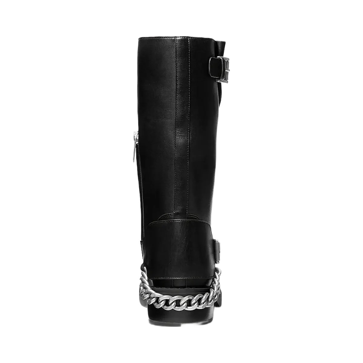 Michael Kors Cayden Leather Boot Black - HypeFly India View 3
