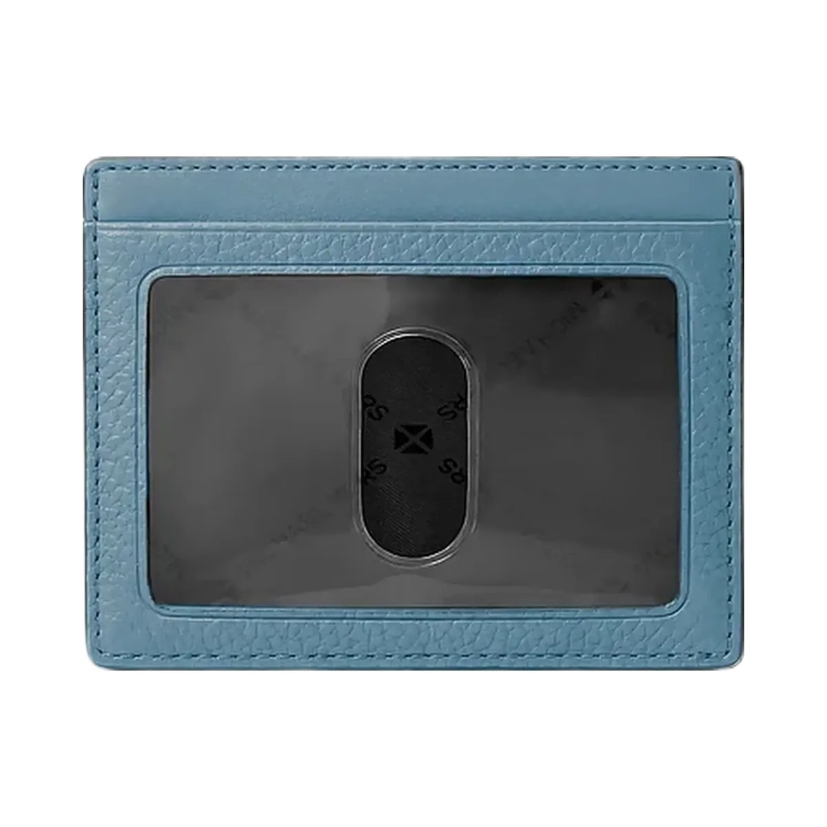 Michael Kors Cooper Pebbled Leather Card Case Denim - HypeFly India View 2