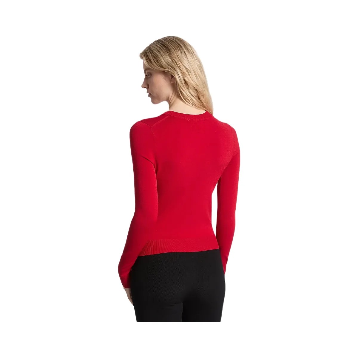 Michael Kors Courchevel Knit Sweater Crimson - HypeFly India View 2