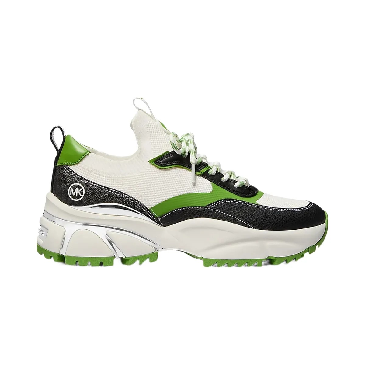Michael Kors Darius Mixed-Media Trainer Jungle - HypeFly India View 2