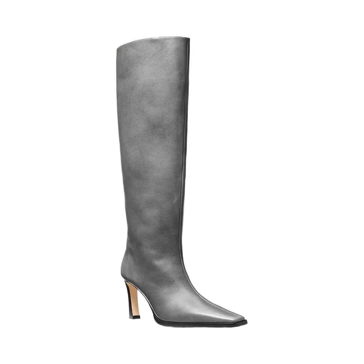 Michael Kors Darrah Burnished Leather Boot Storm - HypeFly India View 1