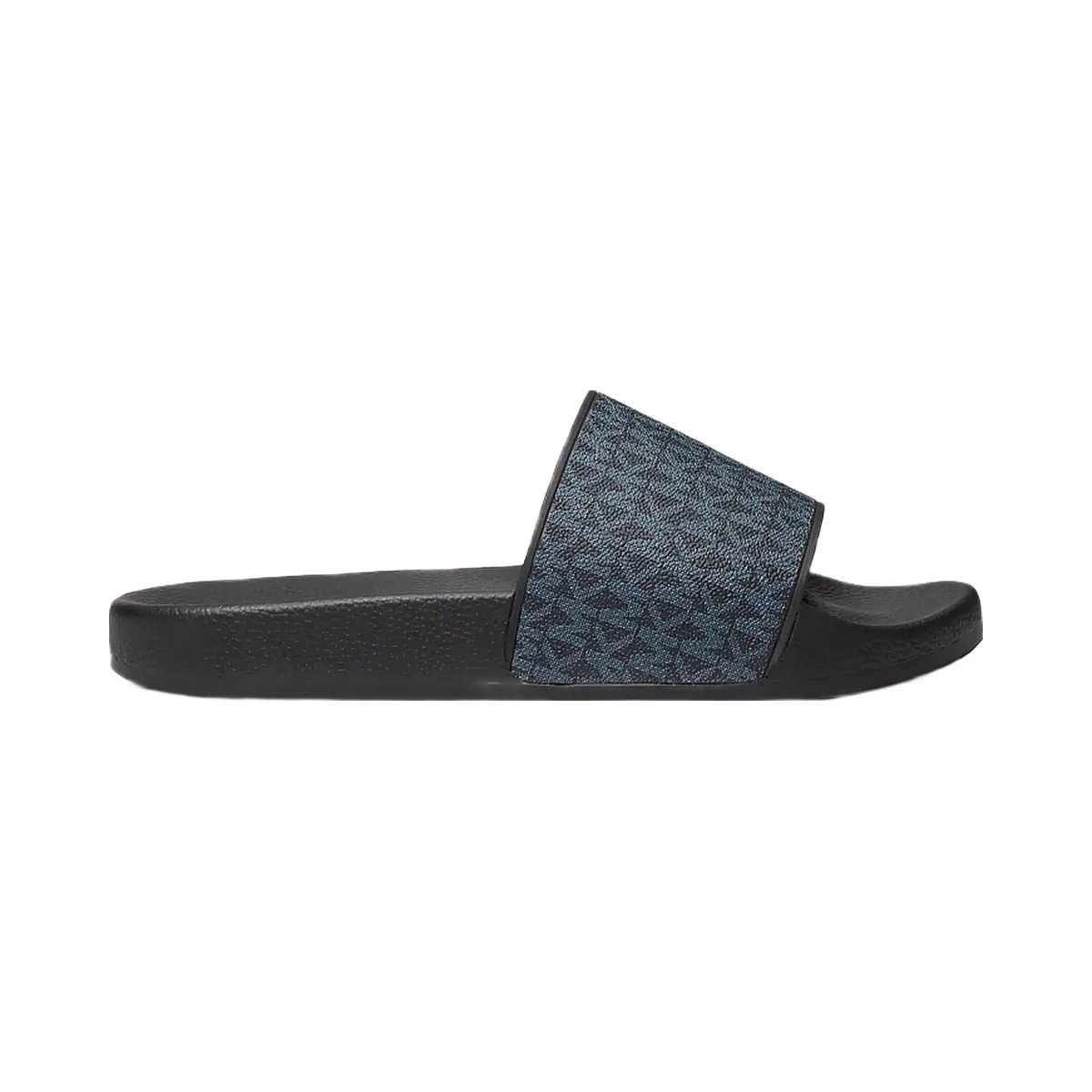 Michael Kors Dawson Signature Logo Slide Sandal Admrl/Plblue - HypeFly India View 2