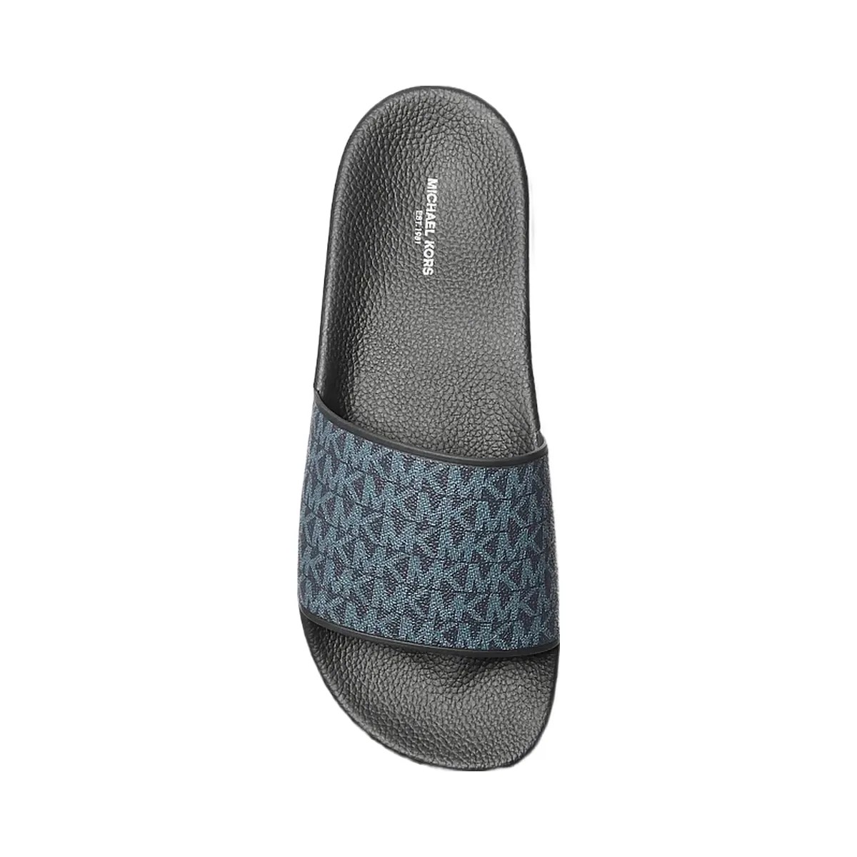 Michael Kors Dawson Signature Logo Slide Sandal Admrl/Plblue - HypeFly India View 3