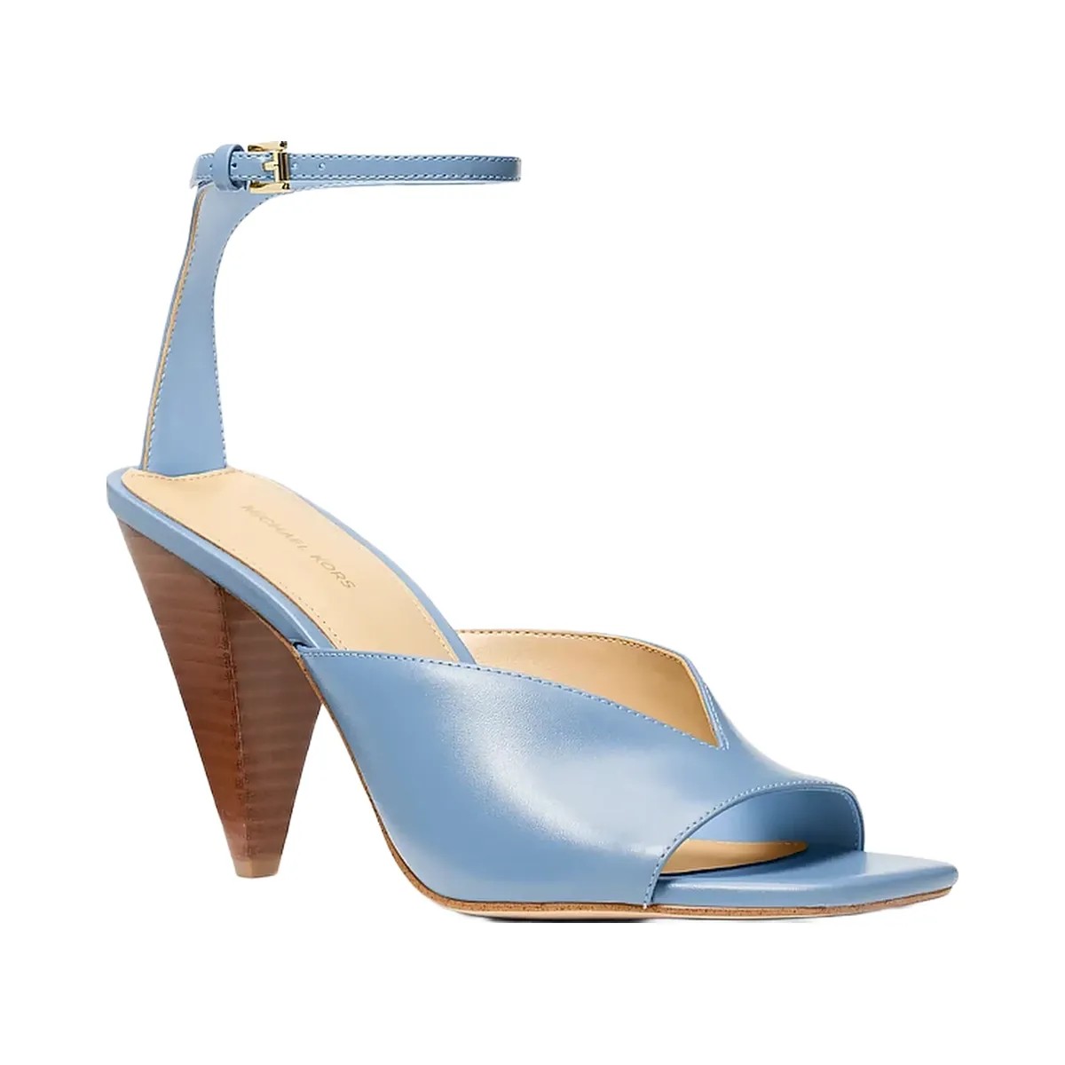 Michael Kors Electra Leather Sandal French Blue - HypeFly India View 1