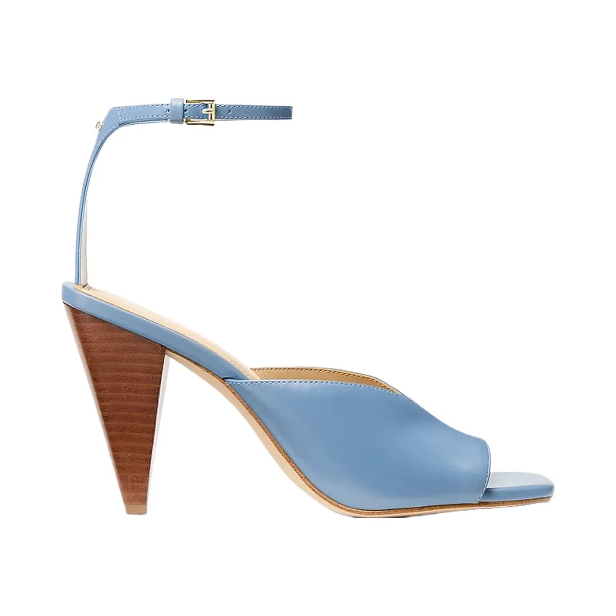 Michael Kors Electra Leather Sandal French Blue - HypeFly India View 2