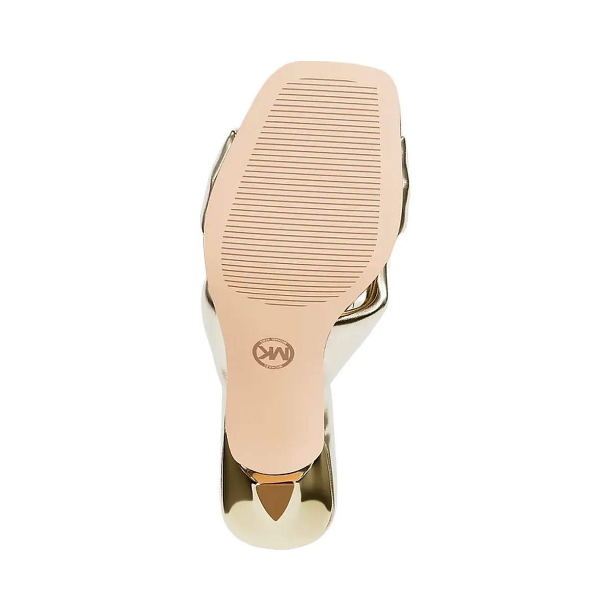 Michael Kors Elena Metallic Sandal Pale Gold - HypeFly India View 6