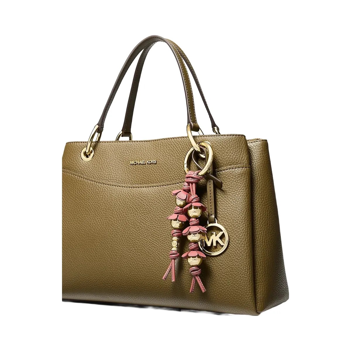 Michael Kors Embellished Floral Bag Charm Primrose - HypeFly India View 3