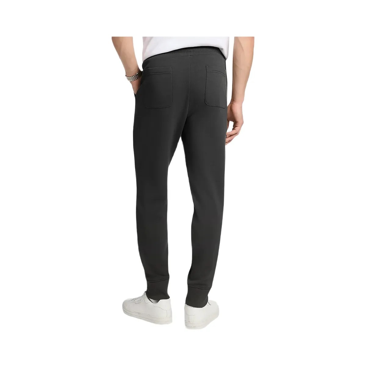 Michael Kors Embossed Logo Cotton Blend Joggers - HypeFly India View 2