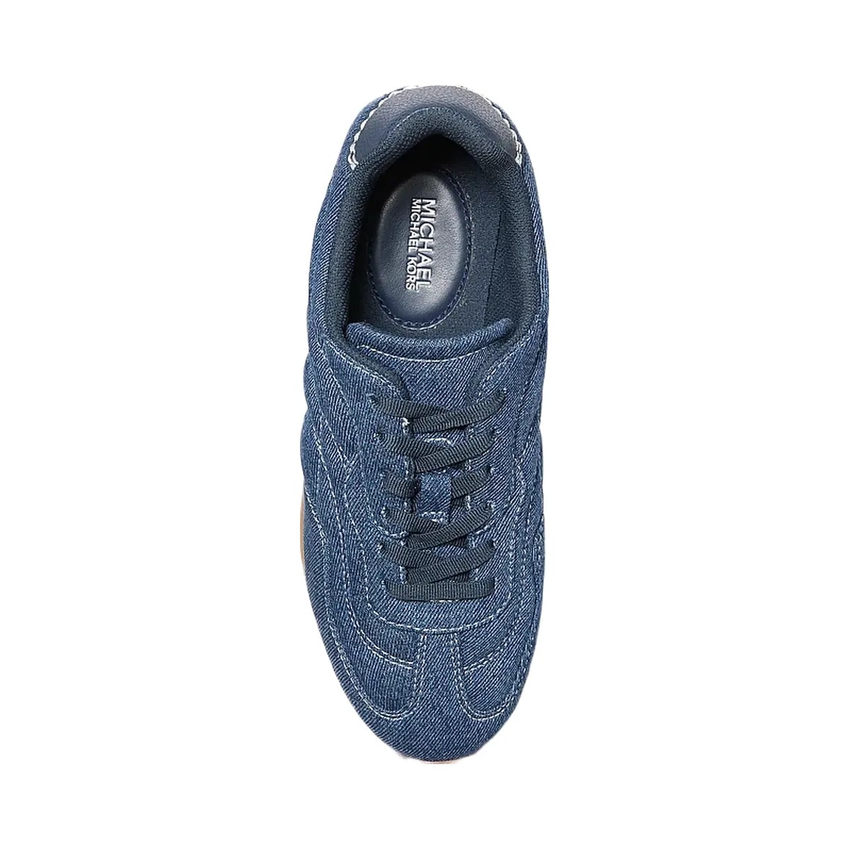 Michael Kors Essex Denim Trainer Dk Vt Bluwsh - HypeFly India View 4