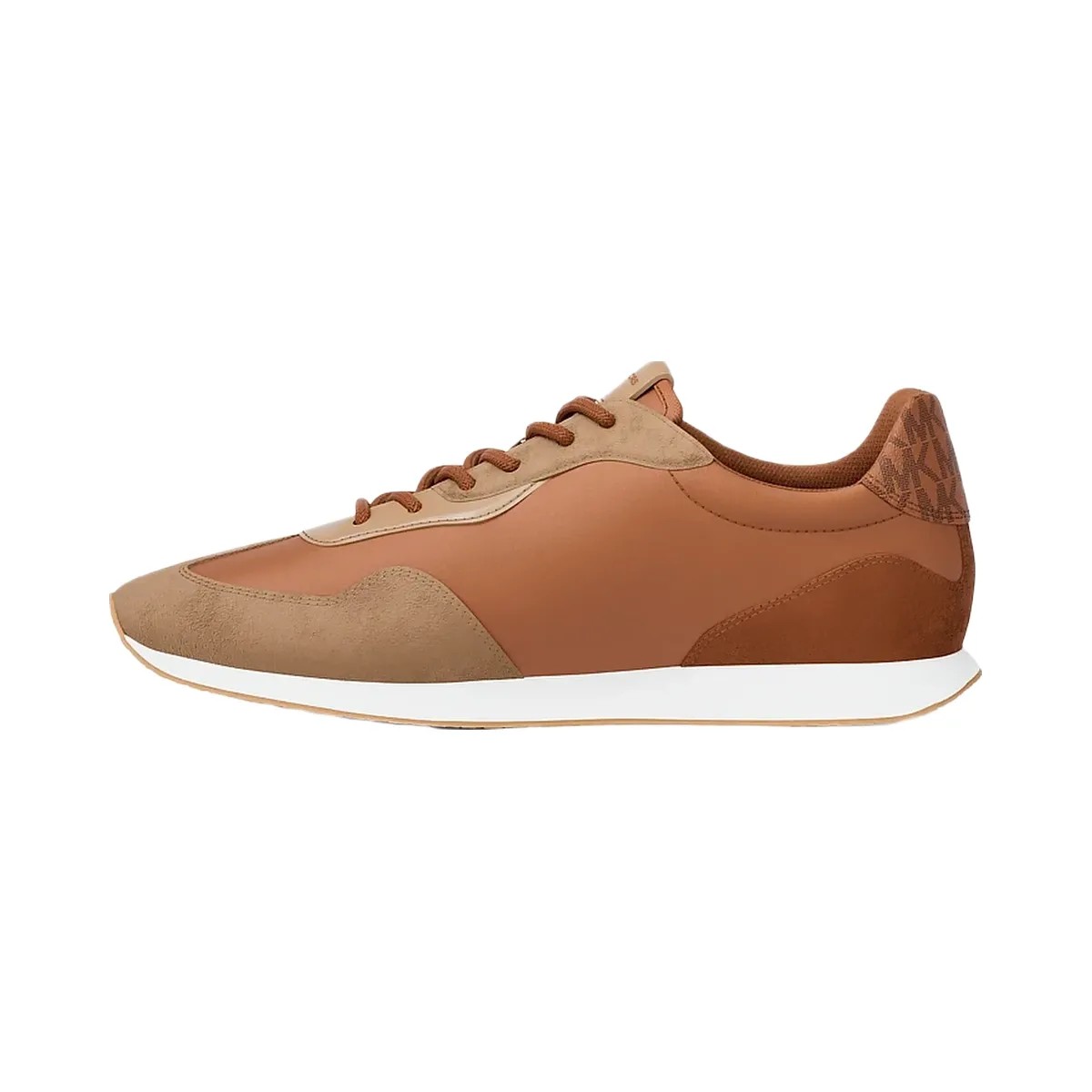 Michael Kors Essex Mixed-Media Trainer Luggage - HypeFly India View 3