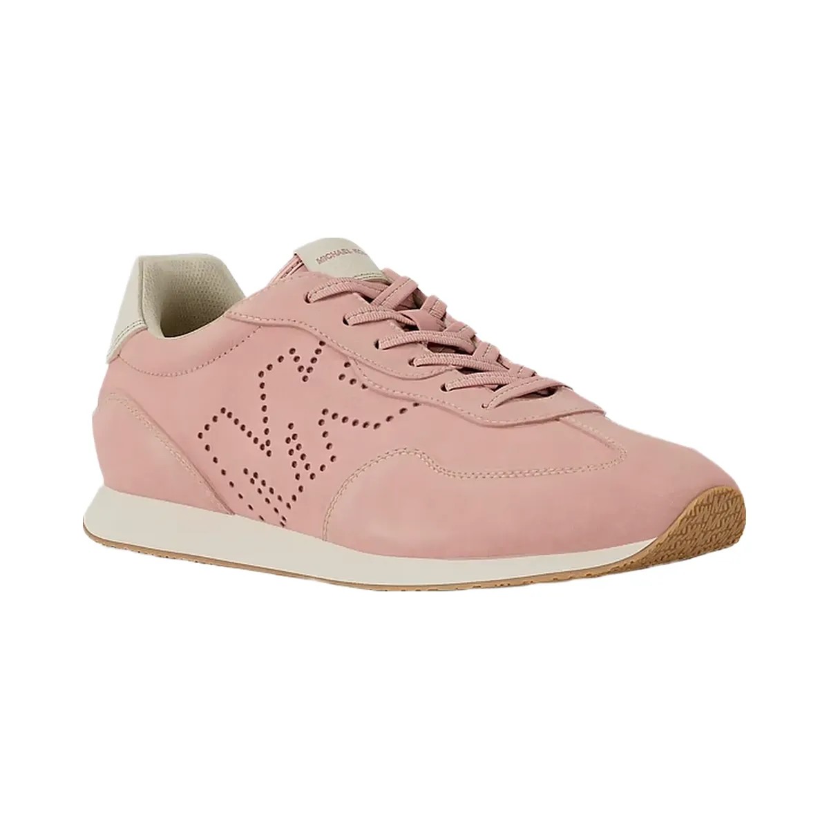 Michael Kors Essex Suede Trainer Powder Blush - HypeFly India View 1
