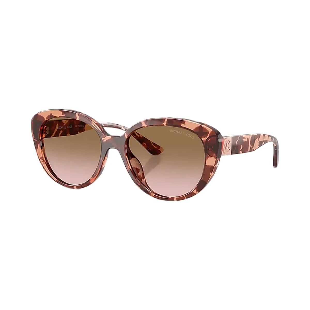 Michael Kors Fair Harbor Sunglasses Rose Gold/Pink Tortoise - HypeFly India View 2