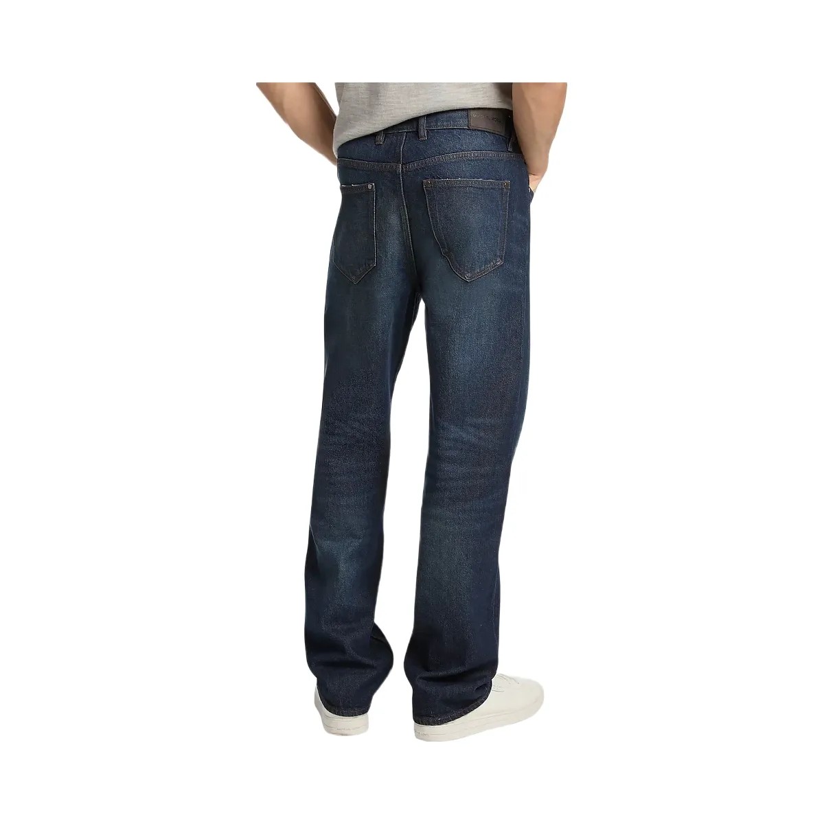 Michael Kors Finn Straight Fit Denim Jeans Light Indigo Wash - HypeFly India View 2