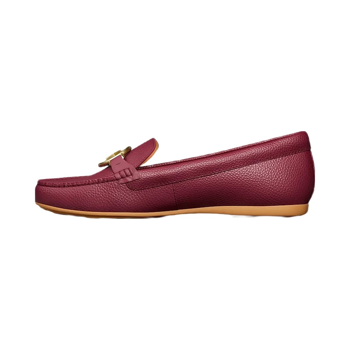 Michael Kors Fulton Moccasin Maroon - HypeFly India View 3