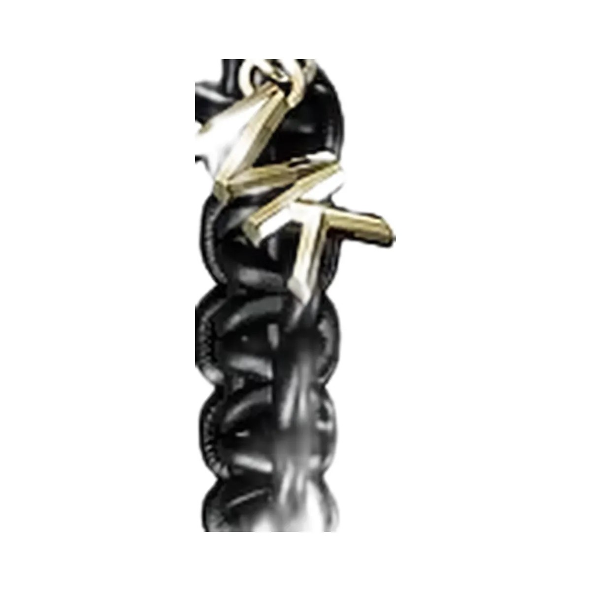 Michael Kors Gold-Tone and Braided Cord Bag Charm Black - HypeFly India View 2