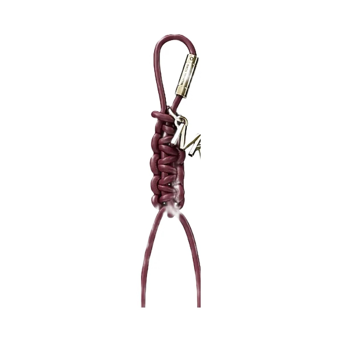 Michael Kors Gold-Tone and Braided Cord Bag Charm Mulberry - HypeFly India View 1
