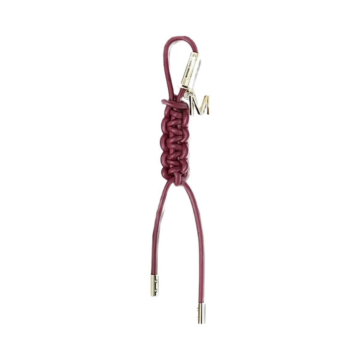 Michael Kors Gold-Tone and Braided Cord Bag Charm Mulberry - HypeFly India View 3
