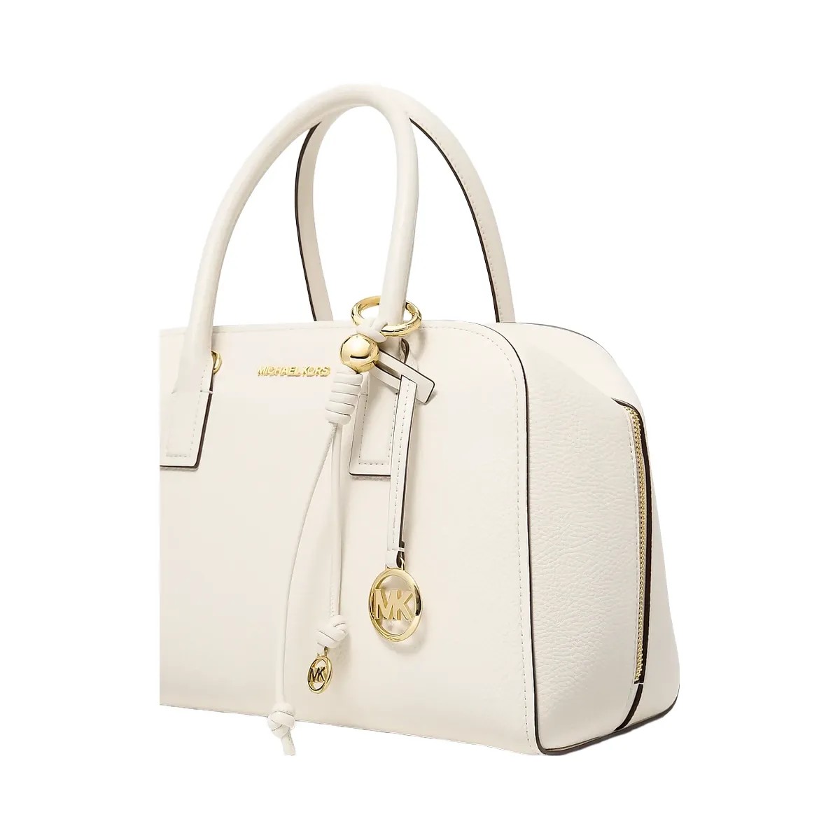 Michael Kors Gold-Tone Knot Bag Charm Lt Cream - HypeFly India View 3