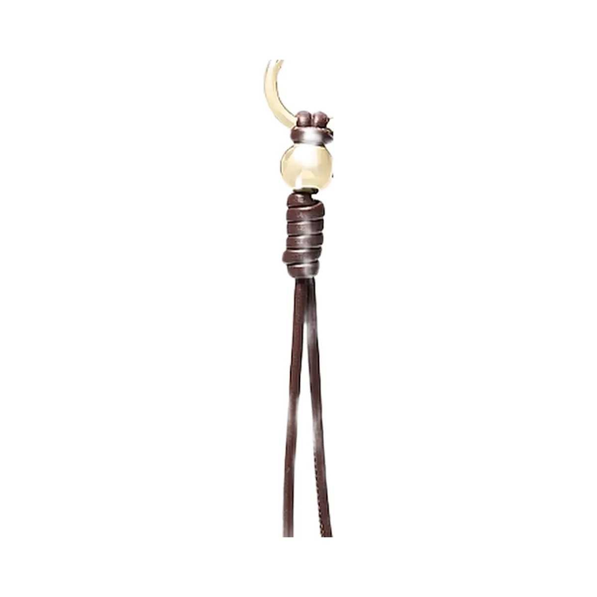 Michael Kors Gold-Tone Knot Bag Charm Nutmeg - HypeFly India View 1