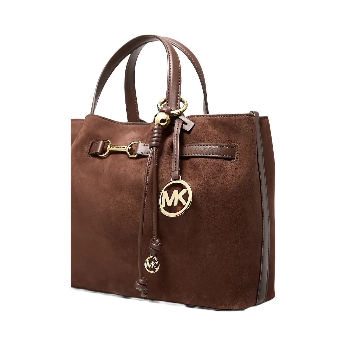 Michael Kors Gold-Tone Knot Bag Charm Nutmeg - HypeFly India View 3