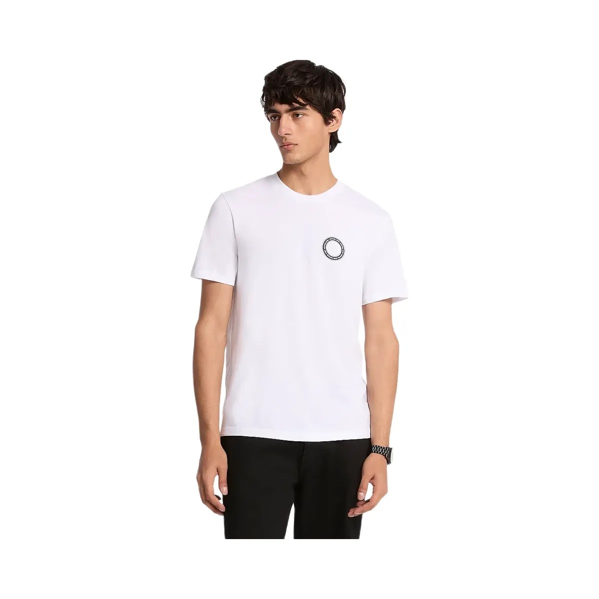 Michael Kors Graphic Logo Cotton T-Shirt White - HypeFly India View 1