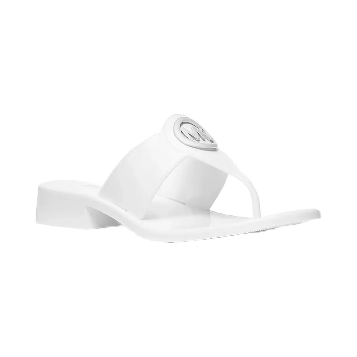 Michael Kors Hannah Jelly T-Strap Sandal Optic White - HypeFly India View 1